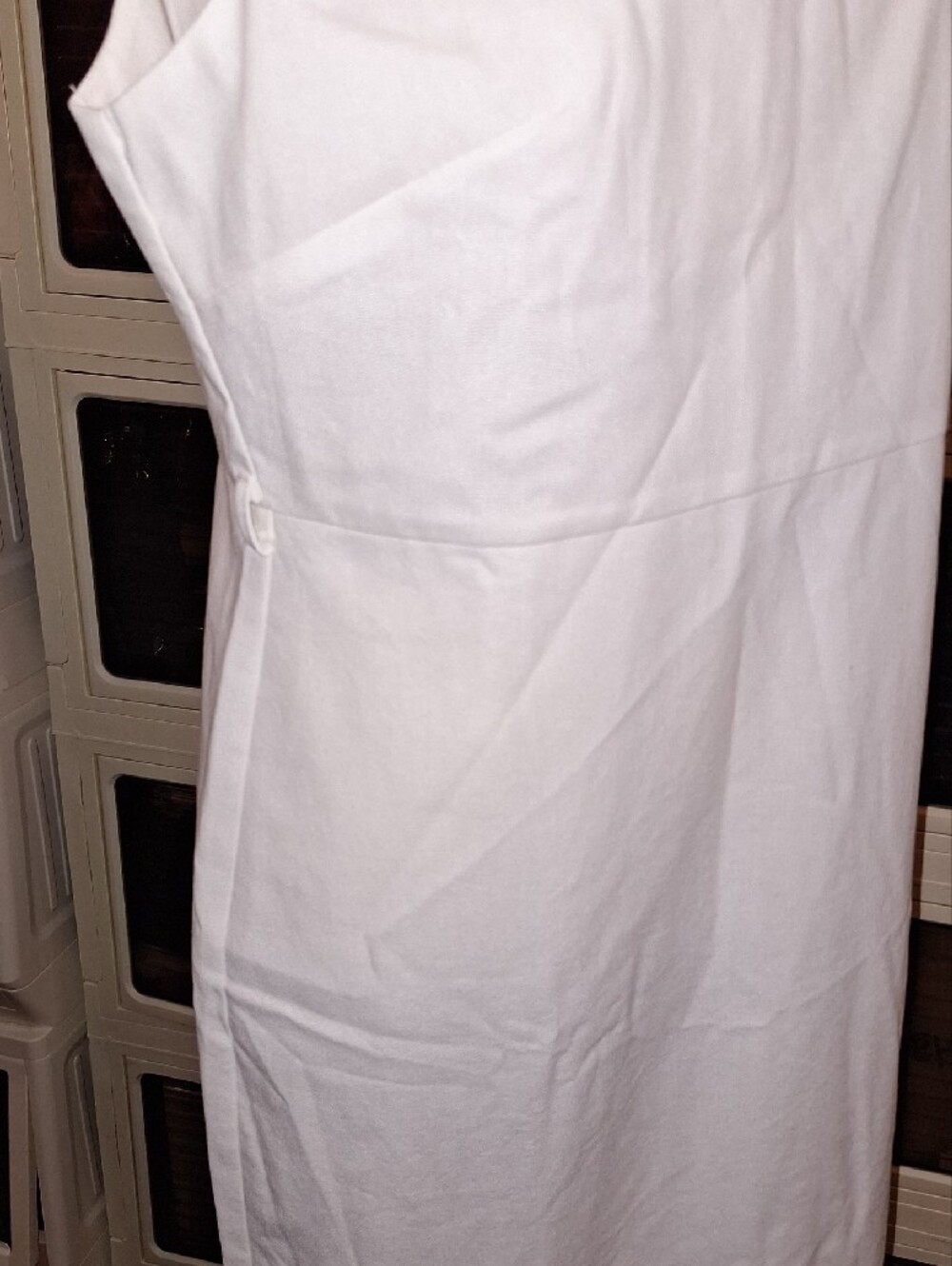 Commense Cream Cotton-Linen Sleeveless Maxi Dress - Picture 7 of 10